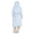 Snuggs Blanket Robe Light Blue Snowflakes